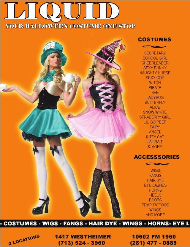Advertisement: YOUR HALLOWEEN COSTUME ONE STOP, Free Press Houston 2005.10b, PDF page 2