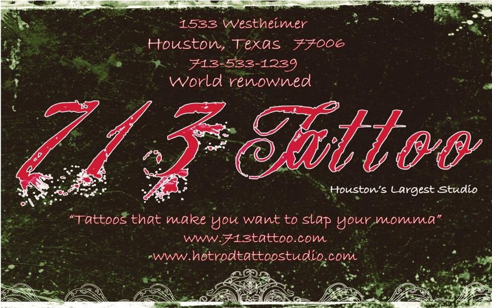 Advertisement: 713 Tattoo / World renowned, Free Press Houston 2007.07, PDF page 17