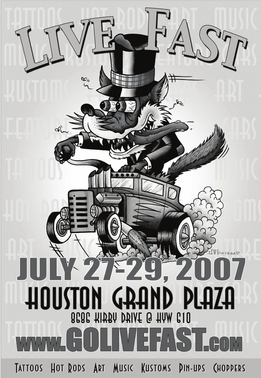 Advertisement: LIVE FAST / JULY 27–29, 2007, Free Press Houston 2007.07, PDF page 28