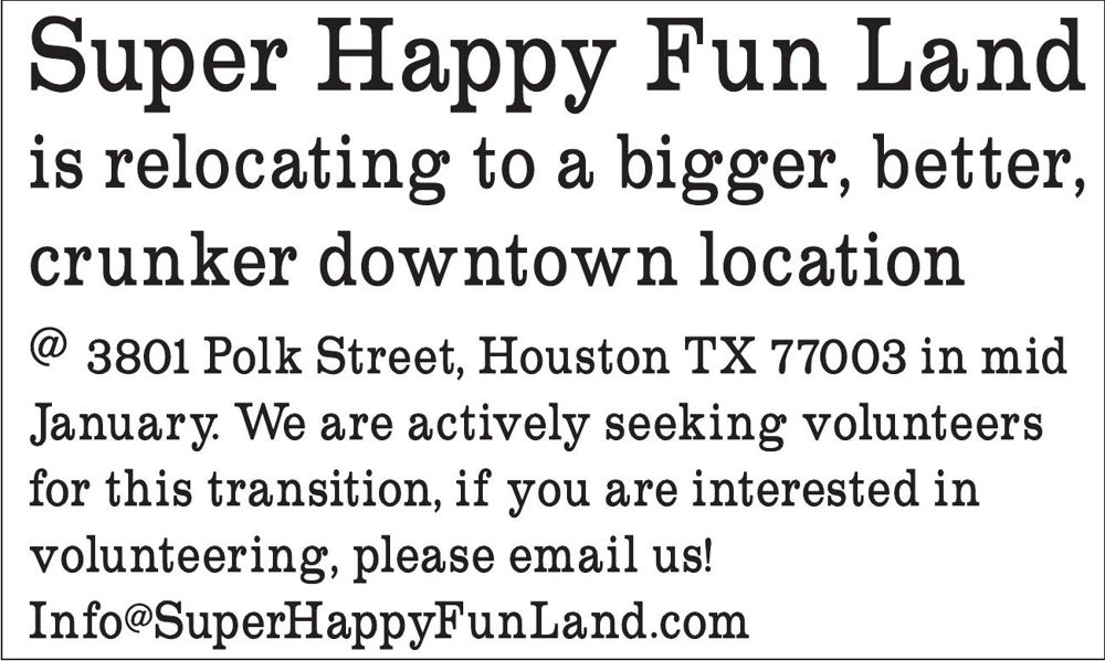 Advertisement: is relocating to a bigger, better, crunker downtown location, Free Press Houston 2008.01, PDF page 5