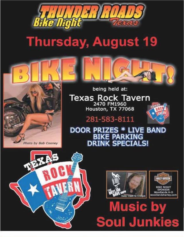 Advertisement: Texas Rock Tavern bike night, Free Press Houston 2010.08, PDF page 15