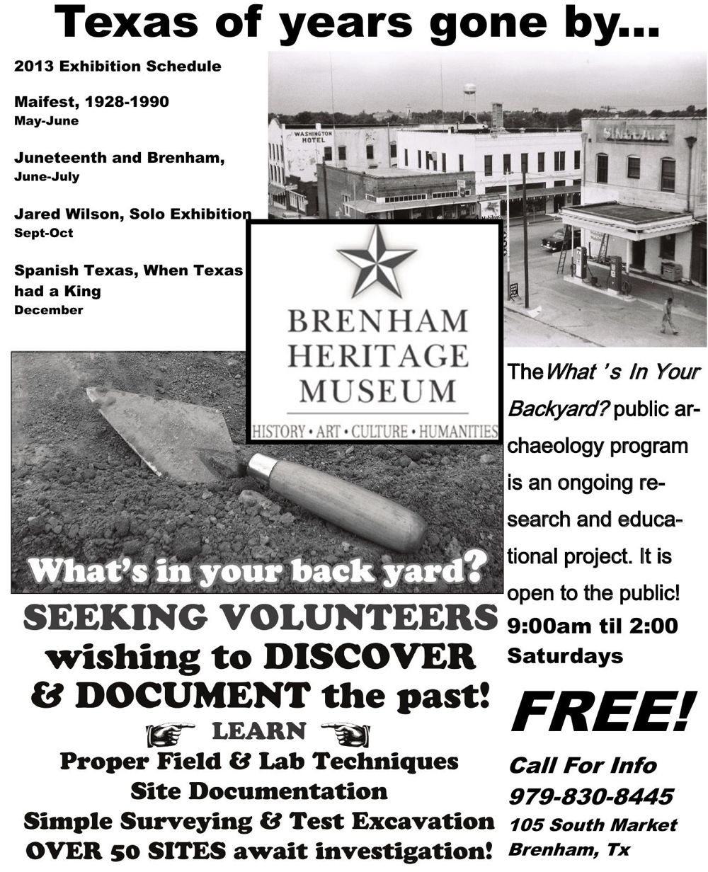 Advertisement: Texas of years gone by..., Free Press Houston 2013.06, PDF page 28