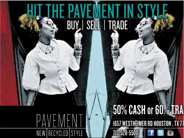 Advertisement: Hit the Pavement in Style, Free Press Houston 2014.12, PDF page 19
