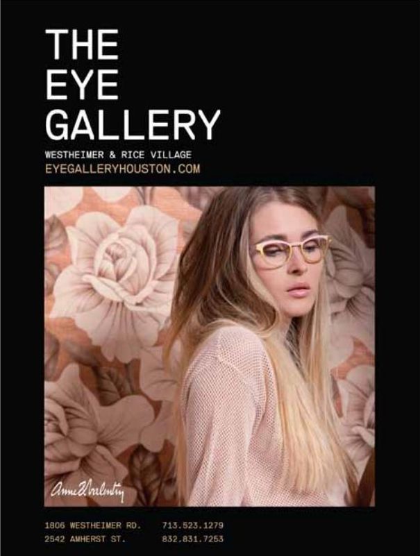 Advertisement: The Eye Gallery, Free Press Houston 2014.12, PDF page 2